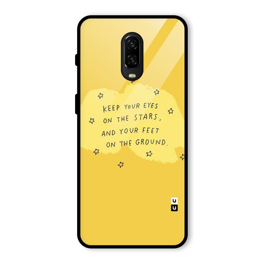 Feet On Ground Glass Back Case for OnePlus 6T
