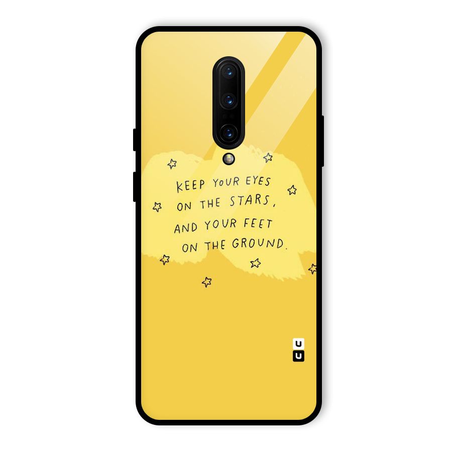 Feet On Ground Glass Back Case for OnePlus 7 Pro