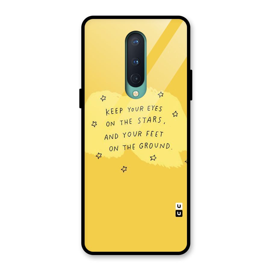 Feet On Ground Glass Back Case for OnePlus 8