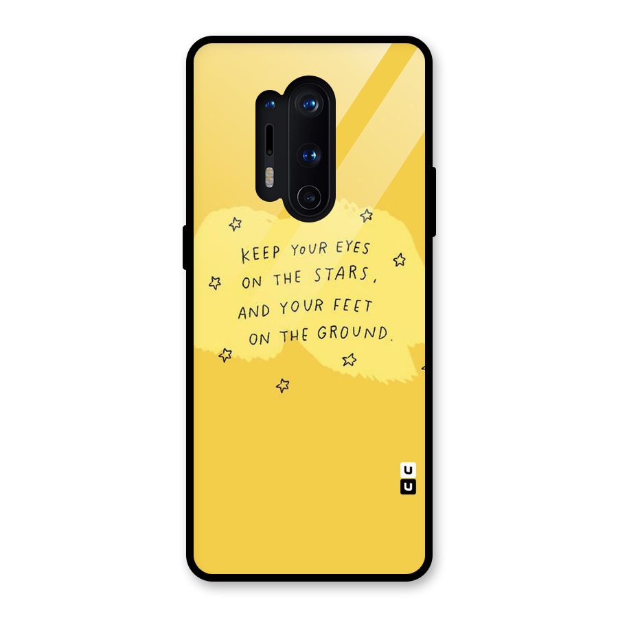 Feet On Ground Glass Back Case for OnePlus 8 Pro