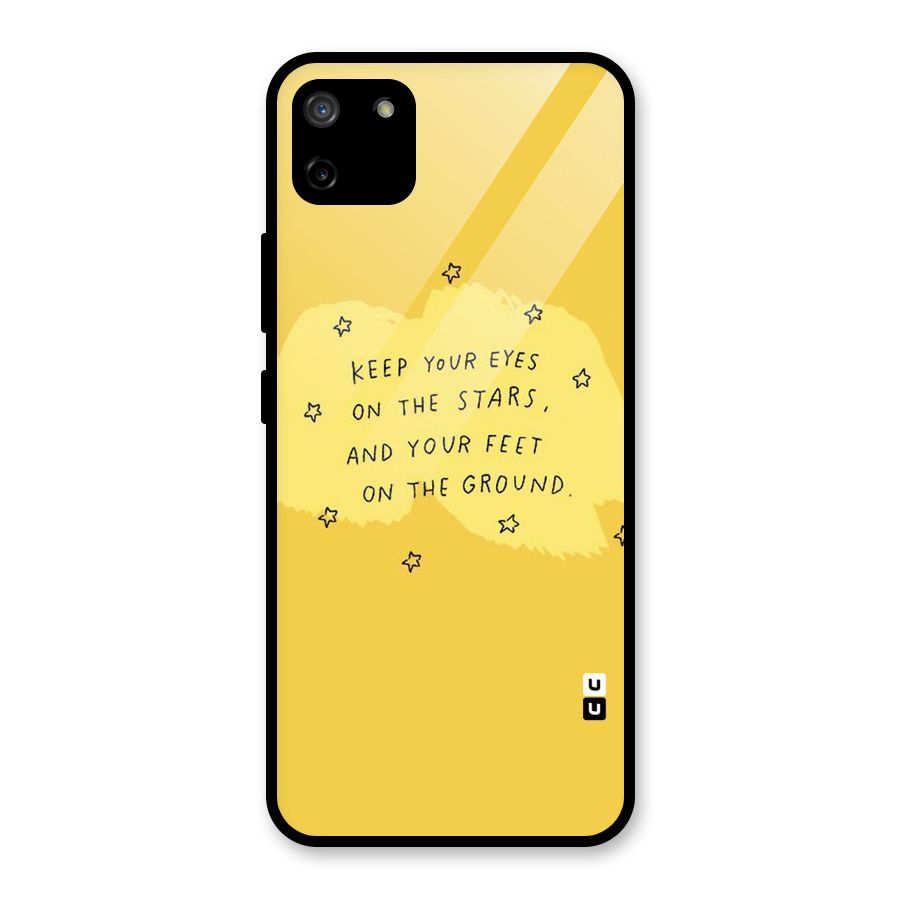 Feet On Ground Glass Back Case for Realme C11