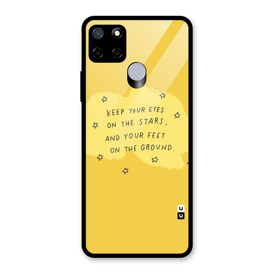 Feet On Ground Glass Back Case for Realme C12