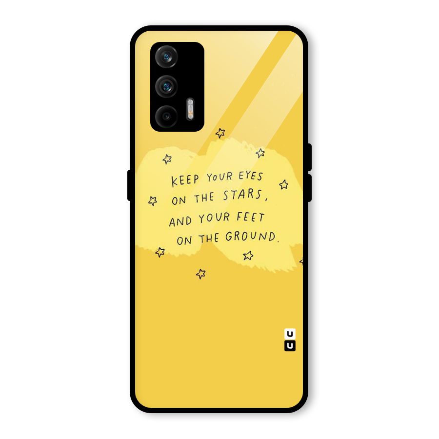 Feet On Ground Glass Back Case for Realme GT 5G