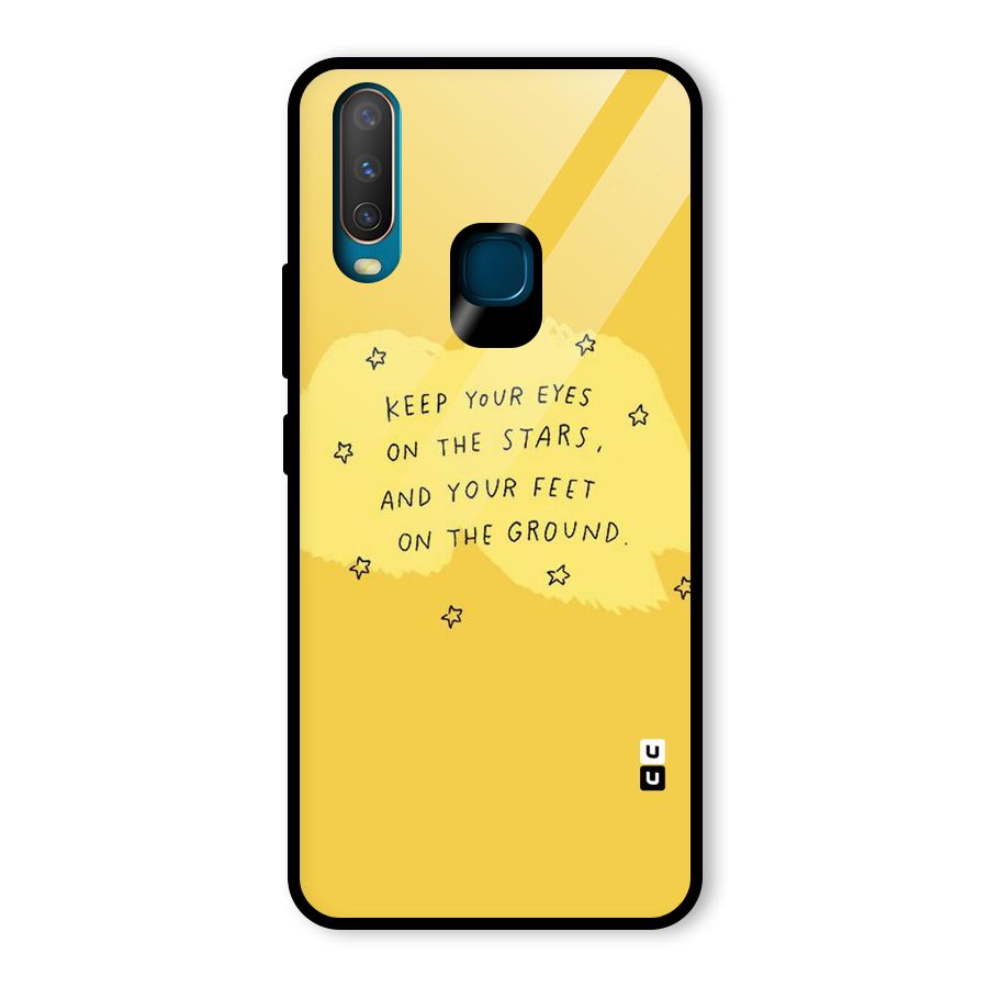 Feet On Ground Glass Back Case for Vivo Y12