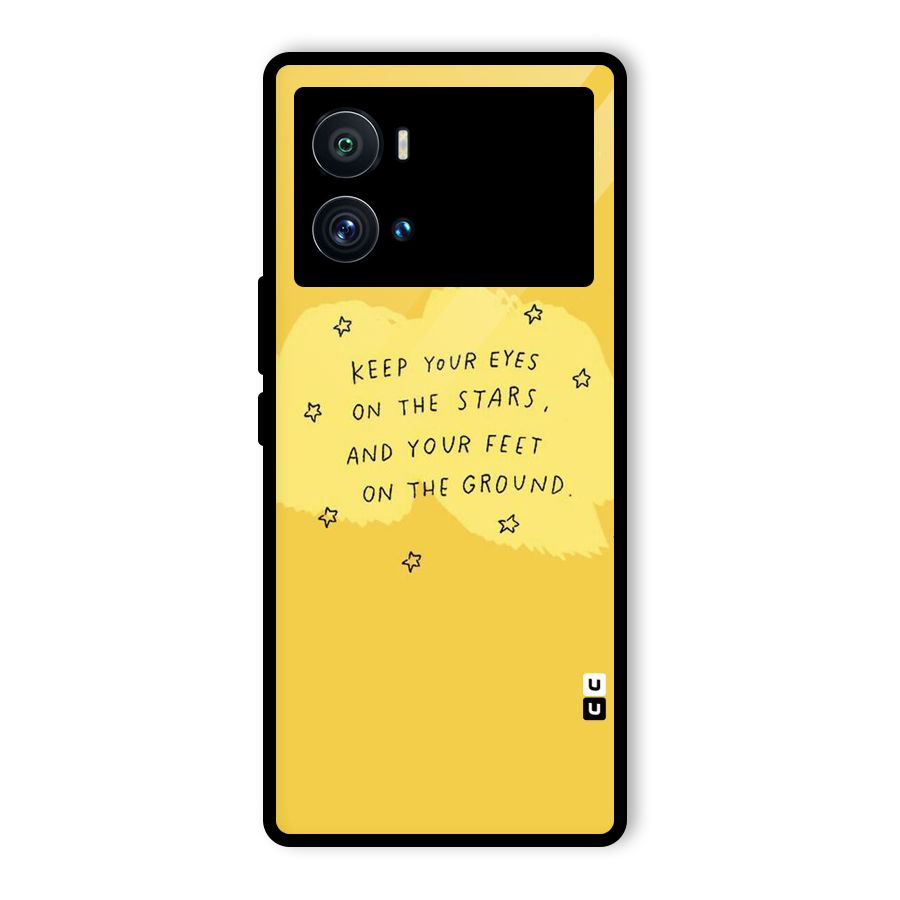 Feet On Ground Glass Back Case for Vivo iQOO 9 Pro