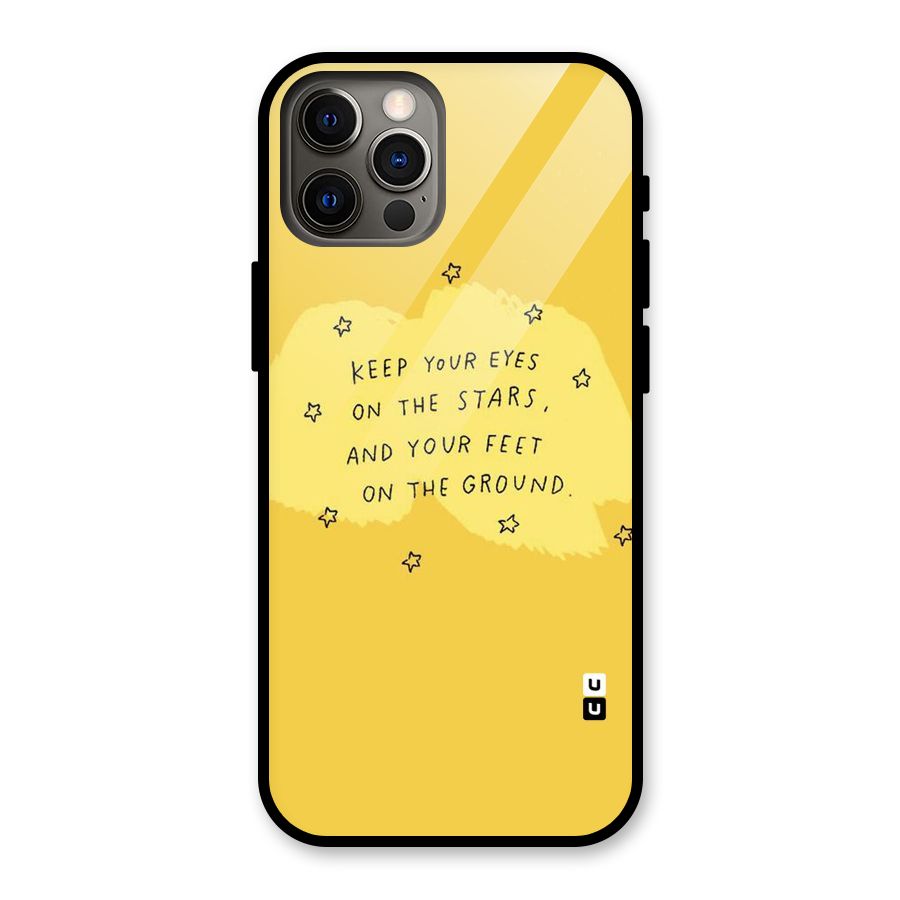 Feet On Ground Glass Back Case for iPhone 12 Pro