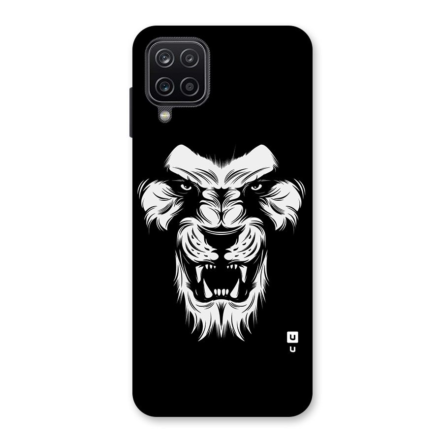 Fierce Lion Digital Art Back Case for Galaxy A12