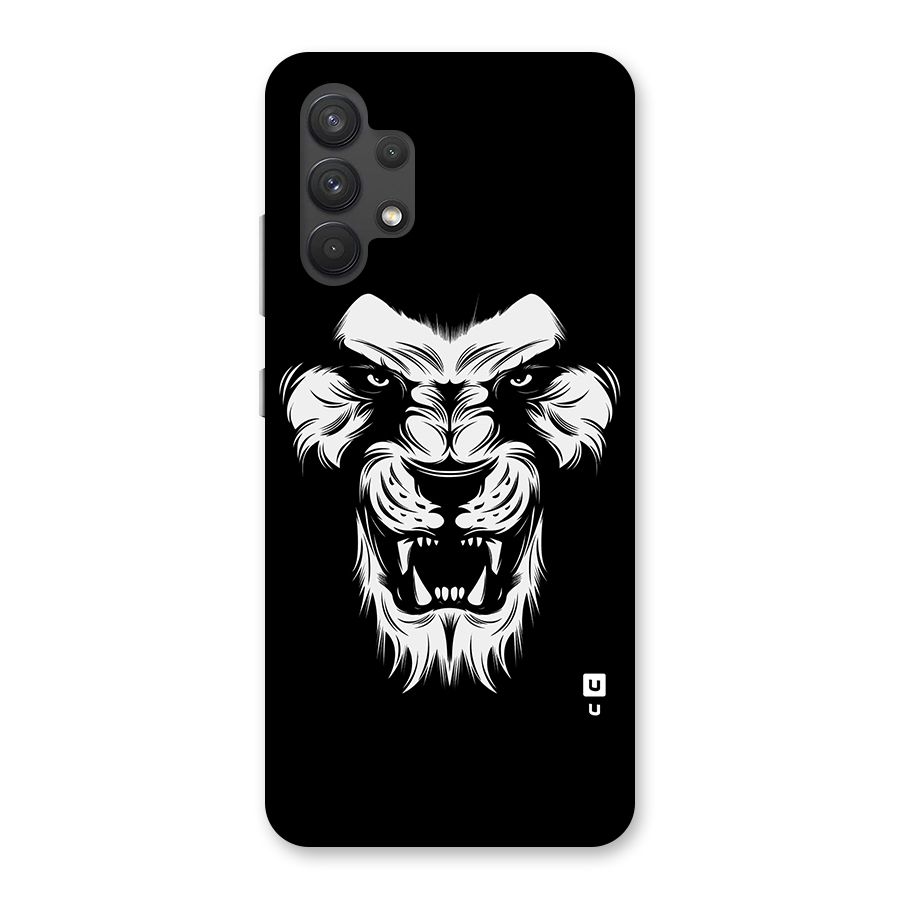 Fierce Lion Digital Art Back Case for Galaxy A32