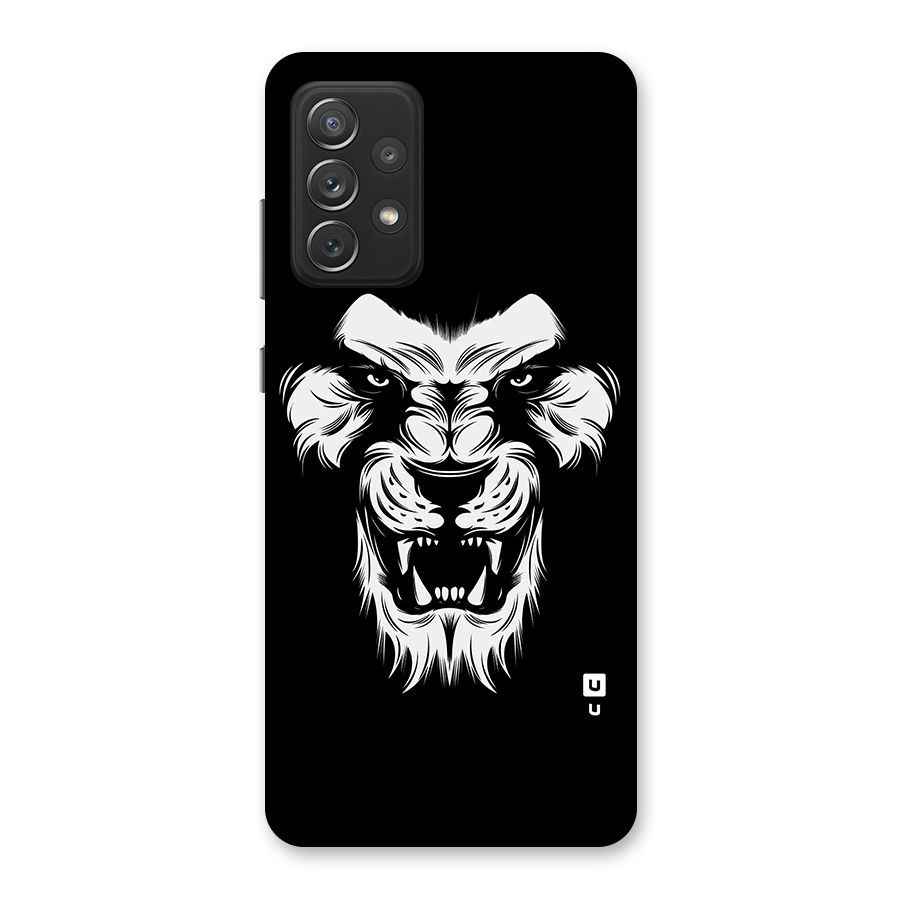 Fierce Lion Digital Art Back Case for Galaxy A72