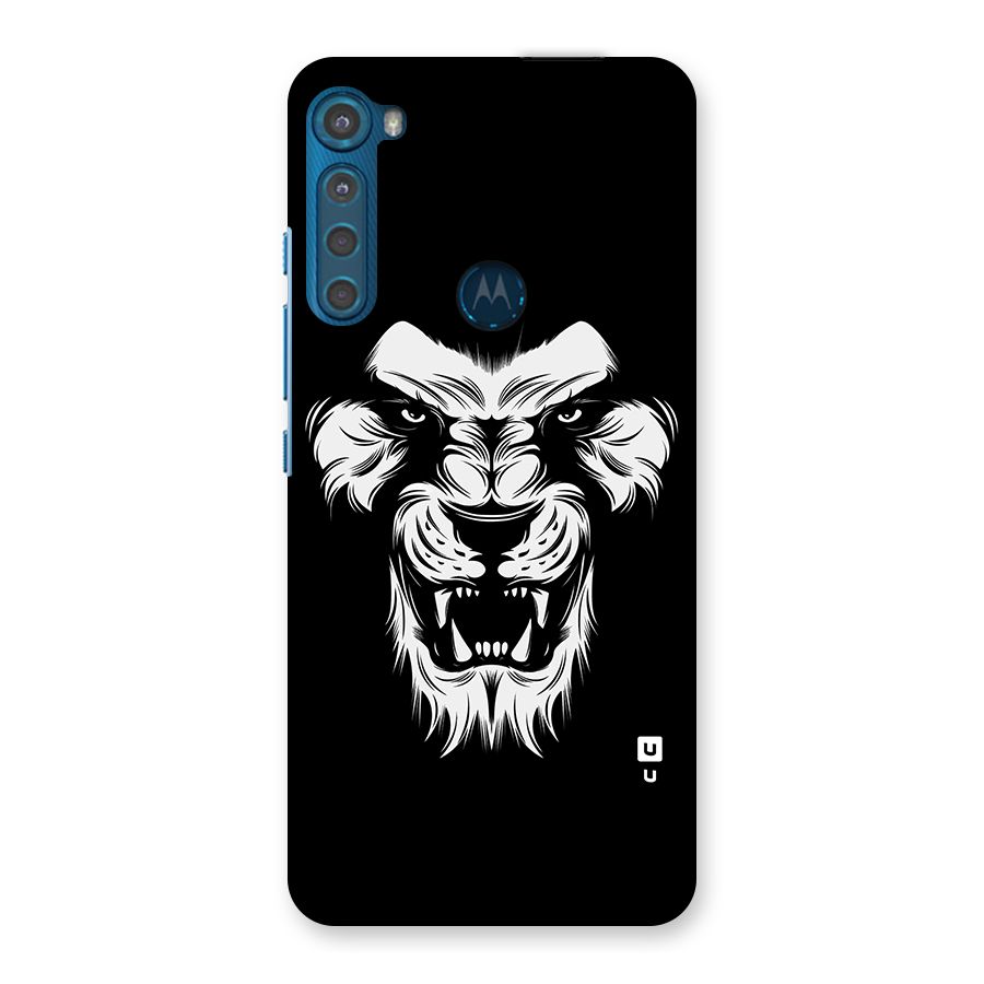 Fierce Lion Digital Art Back Case for Motorola One Fusion Plus