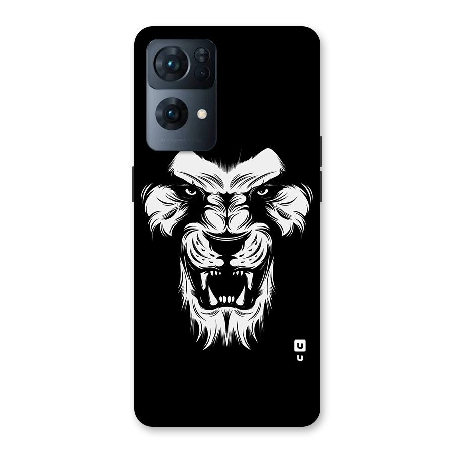 Fierce Lion Digital Art Back Case for Oppo Reno7 Pro 5G