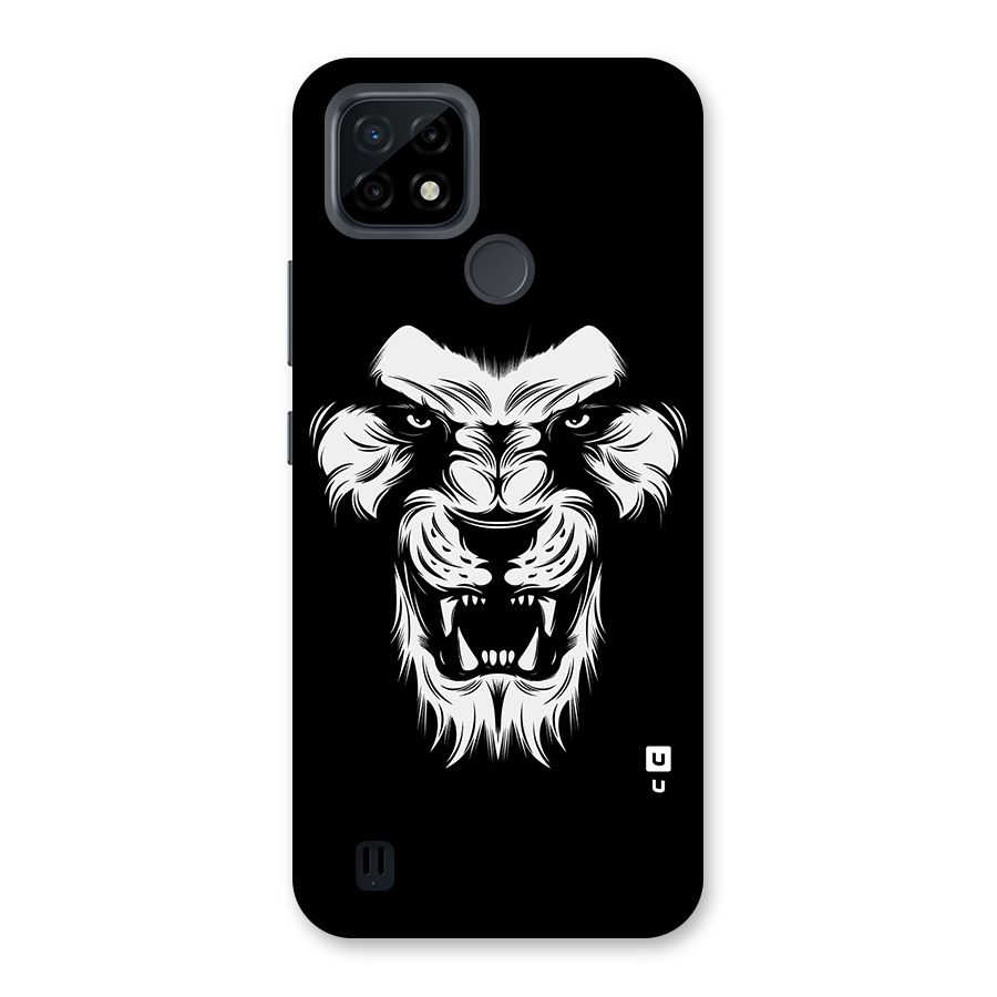 Fierce Lion Digital Art Back Case for Realme C21