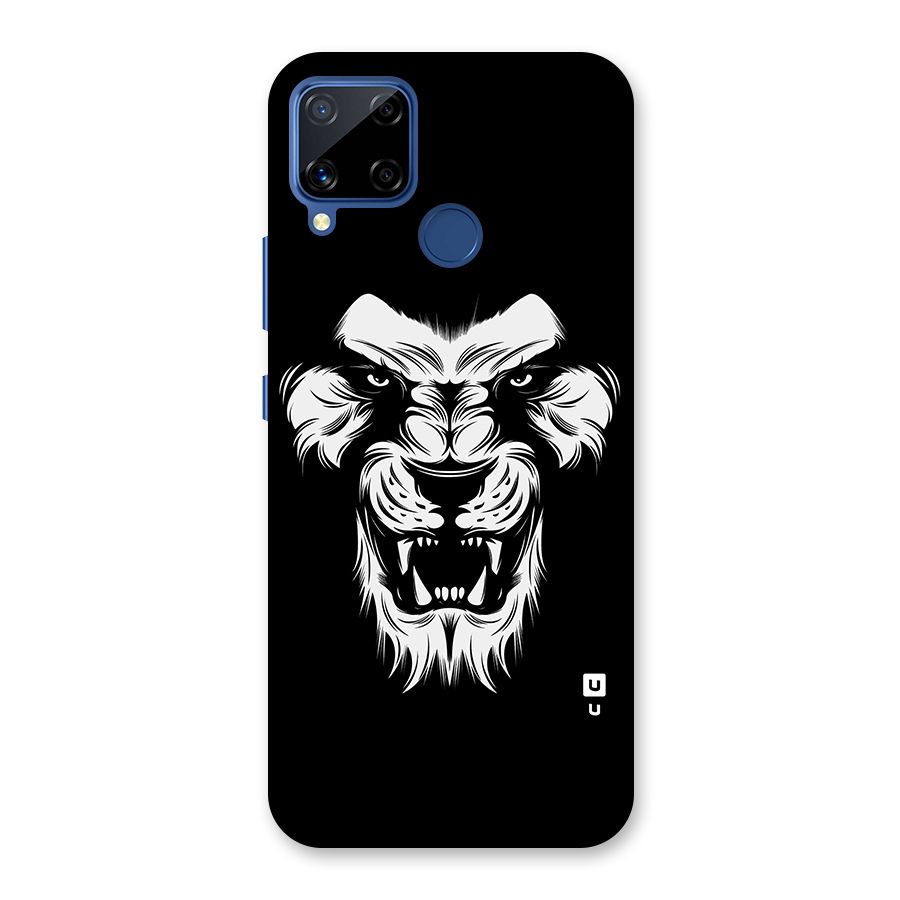 Fierce Lion Digital Art Back Case for Realme Narzo 30A
