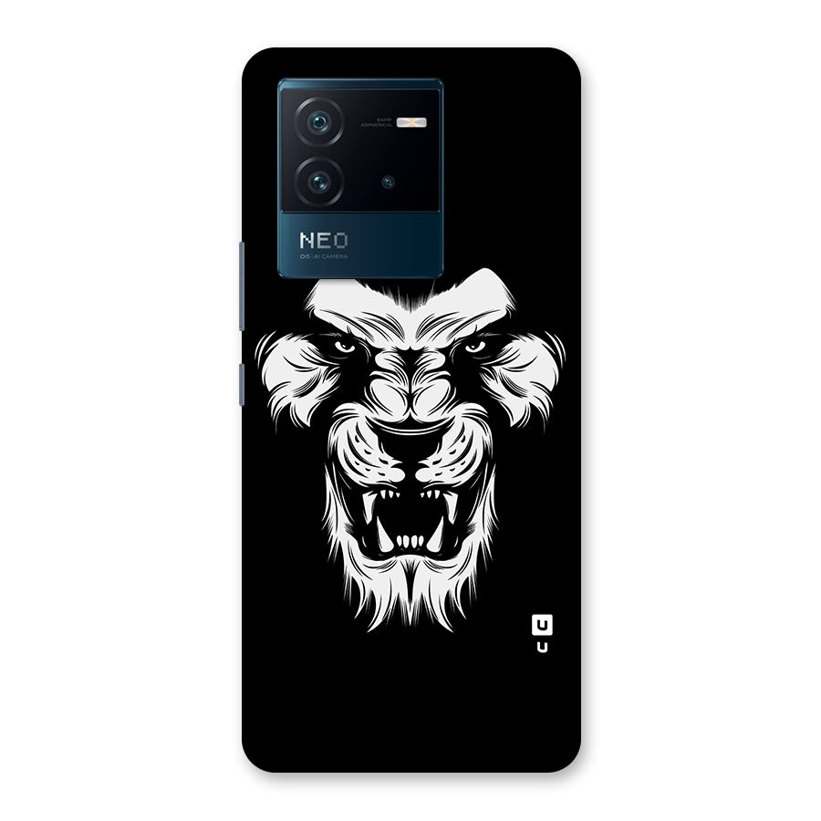 Fierce Lion Digital Art Back Case for Vivo iQOO Neo 6 5G