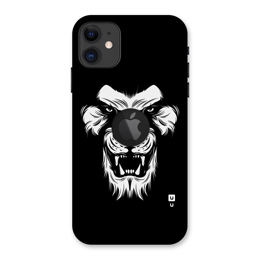 Fierce Lion Digital Art Back Case for iPhone 11 Logo Cut