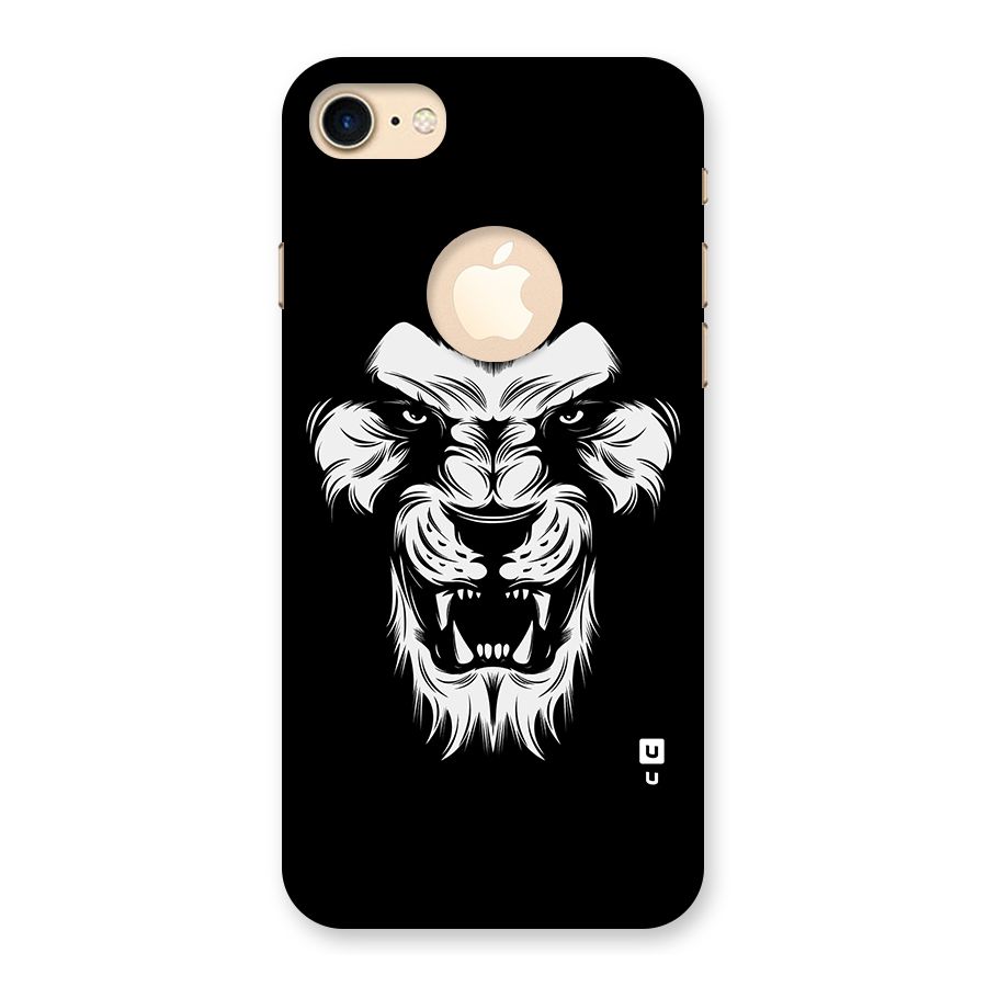 Fierce Lion Digital Art Back Case for iPhone 7 Logo Cut