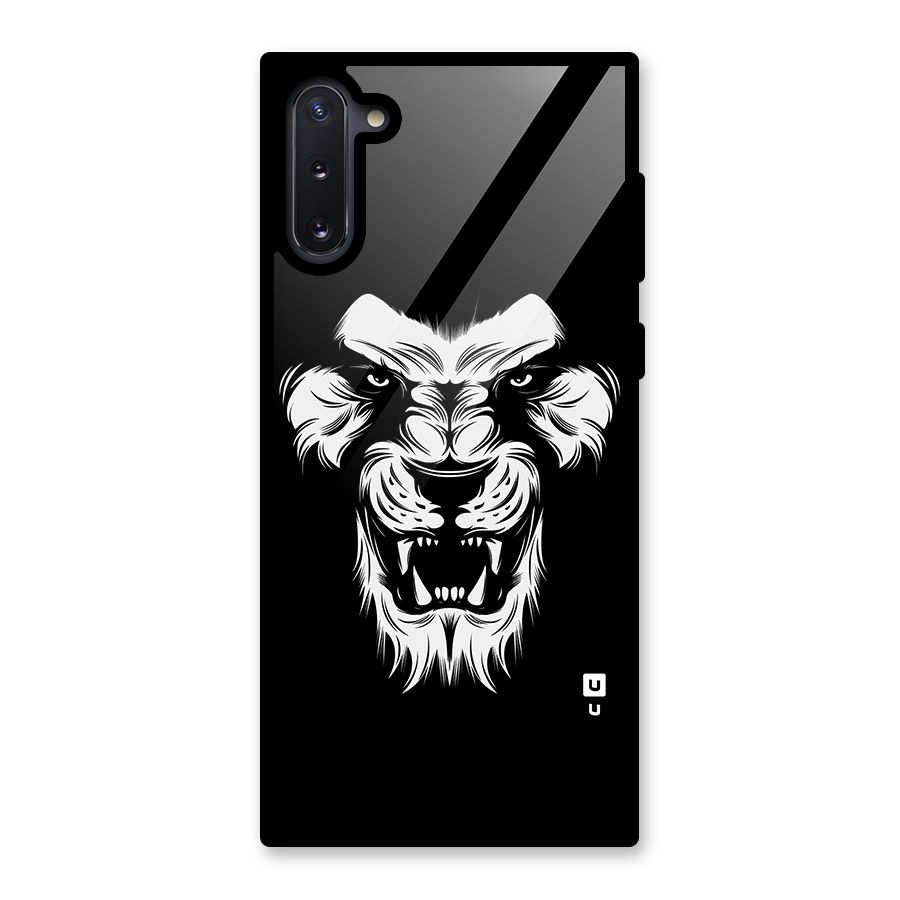 Fierce Lion Digital Art Glass Back Case for Galaxy Note 10