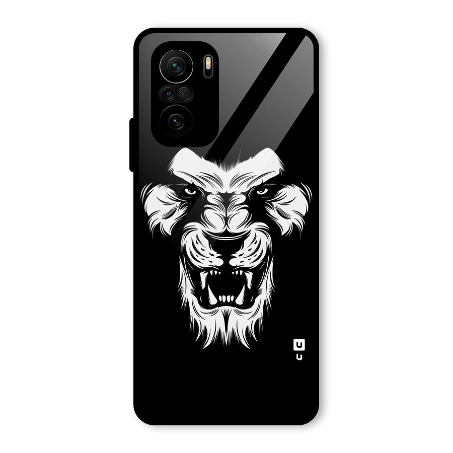 Fierce Lion Digital Art Glass Back Case for Mi 11x