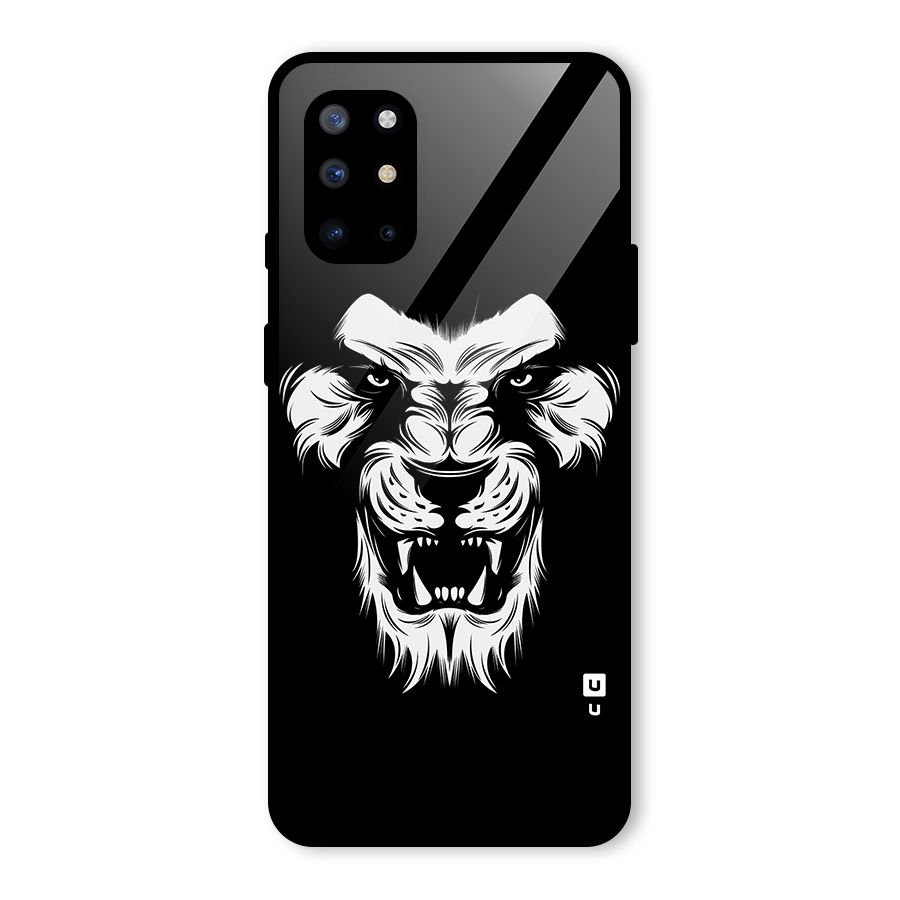 Fierce Lion Digital Art Glass Back Case for OnePlus 8T