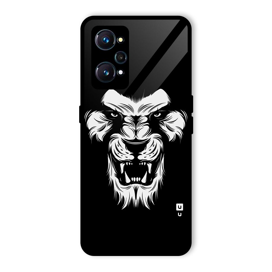 Fierce Lion Digital Art Glass Back Case for Realme GT Neo2