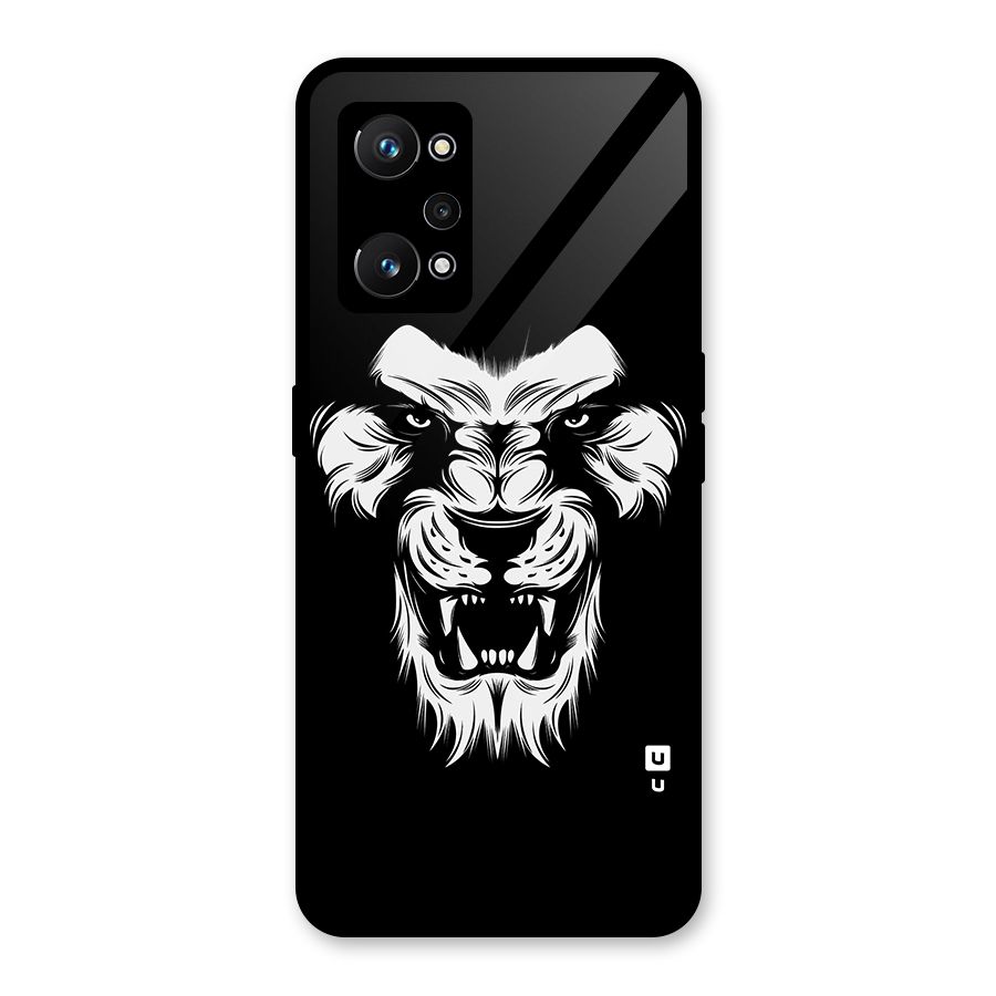 Fierce Lion Digital Art Glass Back Case for Realme GT Neo 3T