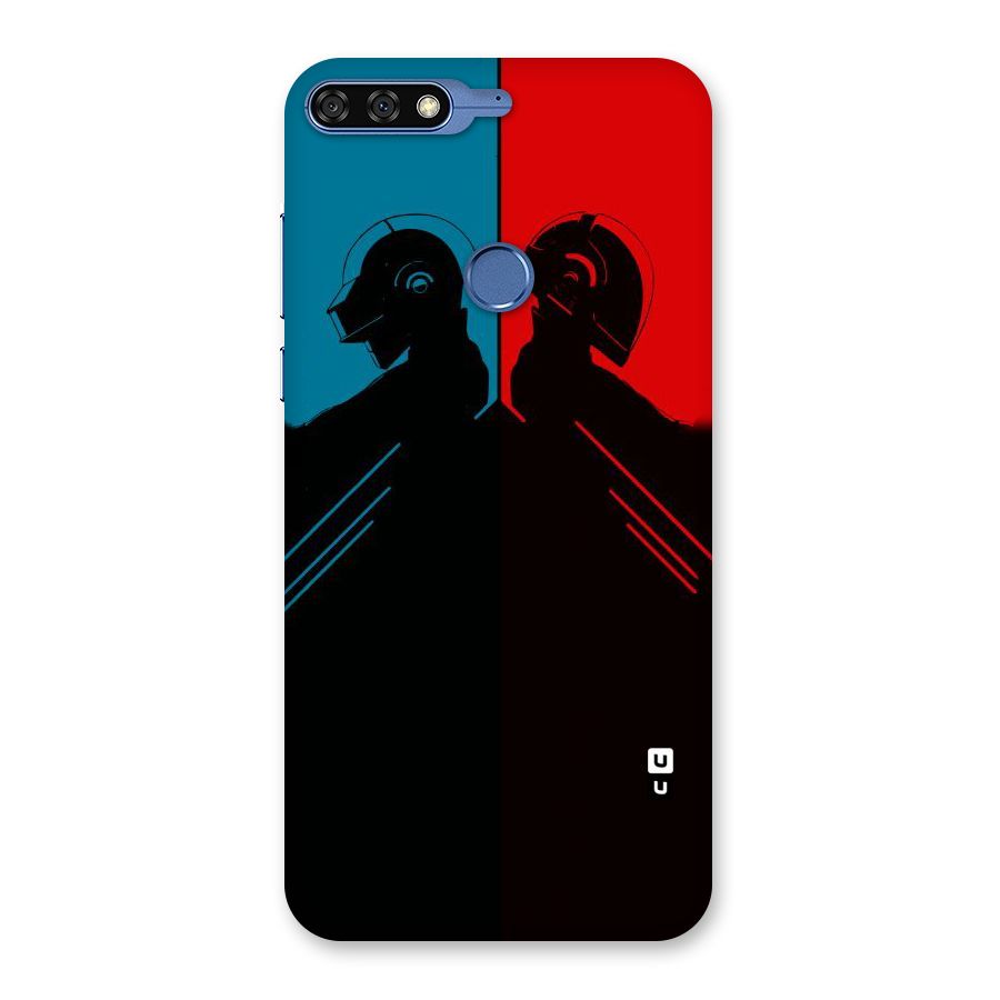 Fight Colours Back Case for Honor 7C