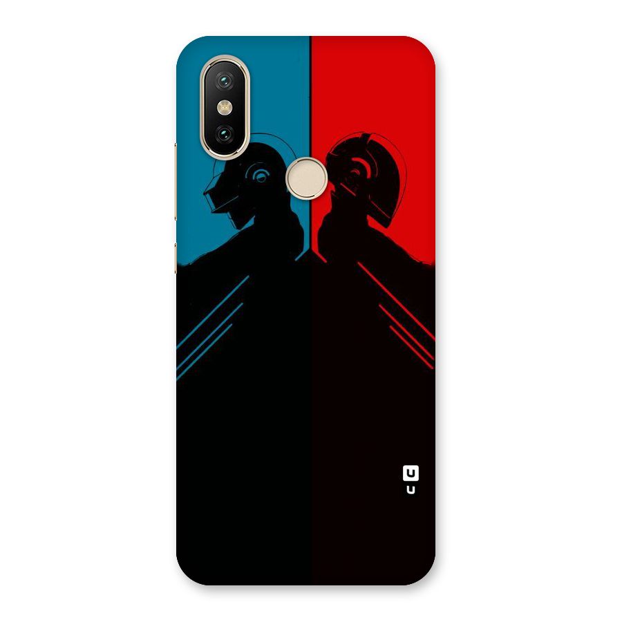 Fight Colours Back Case for Mi A2