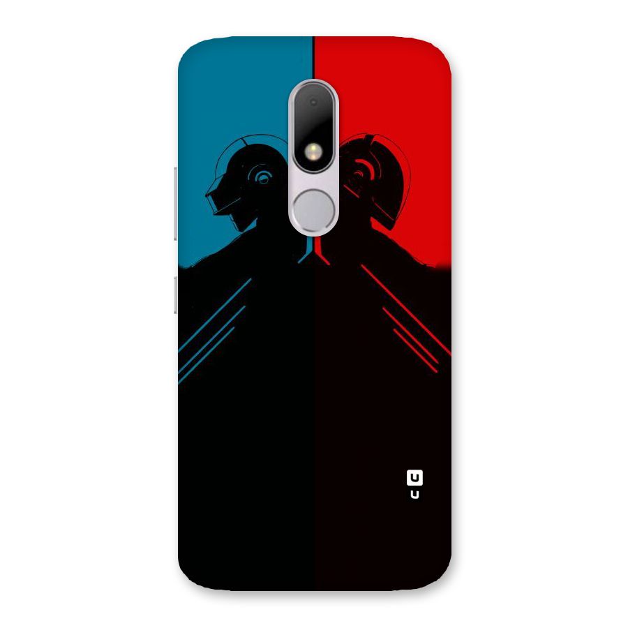 Fight Colours Back Case for Moto M