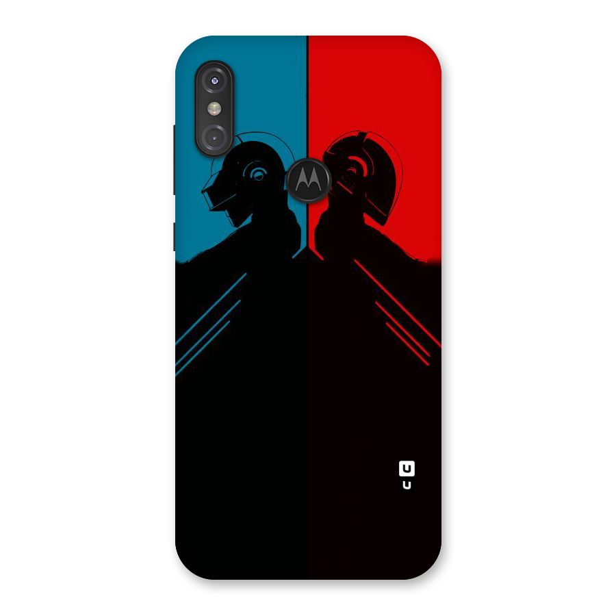 Fight Colours Back Case for Motorola One Power