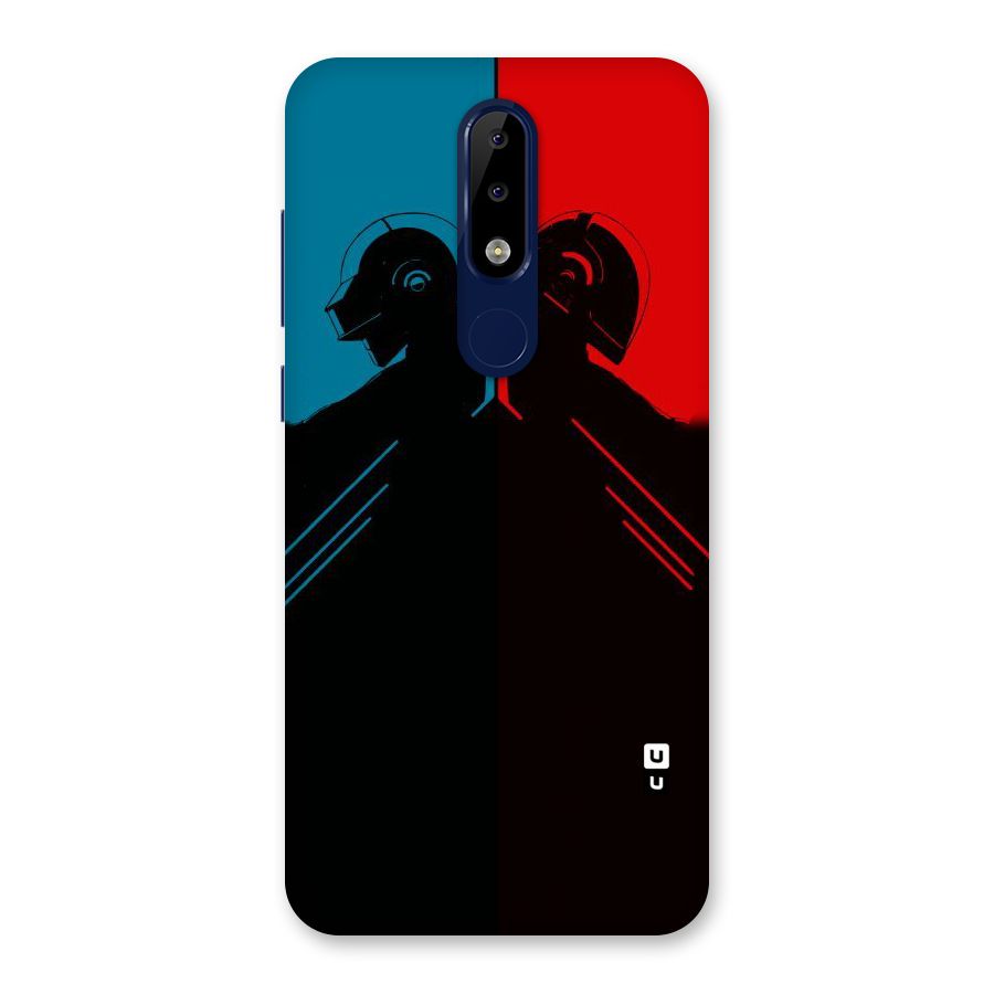 Fight Colours Back Case for Nokia 5.1 Plus