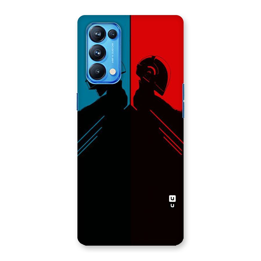 Fight Colours Back Case for Oppo Reno5 Pro 5G