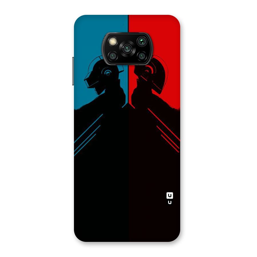 Fight Colours Back Case for Poco X3