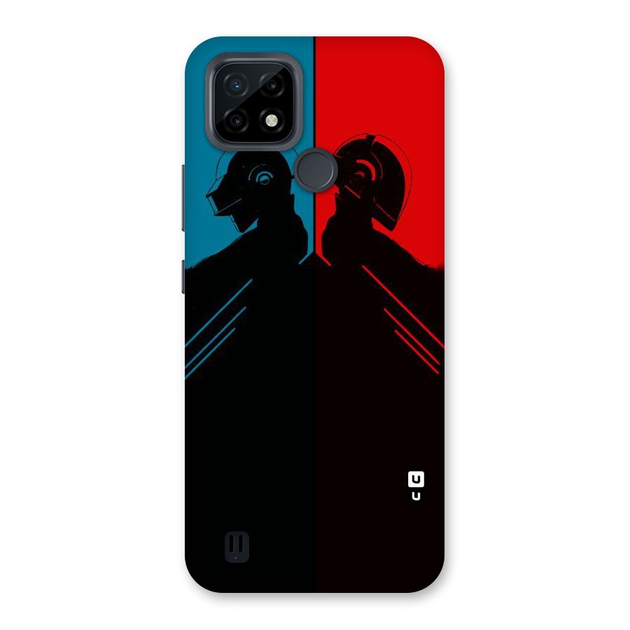 Fight Colours Back Case for Realme C21