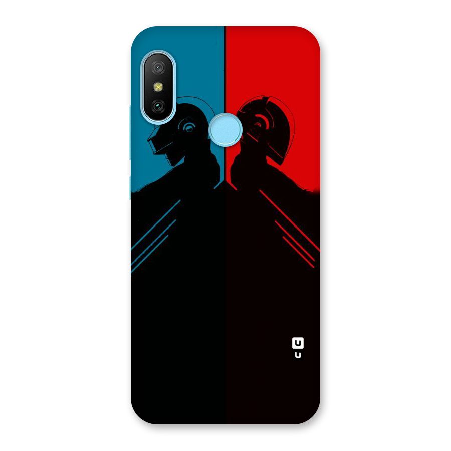 Fight Colours Back Case for Redmi 6 Pro