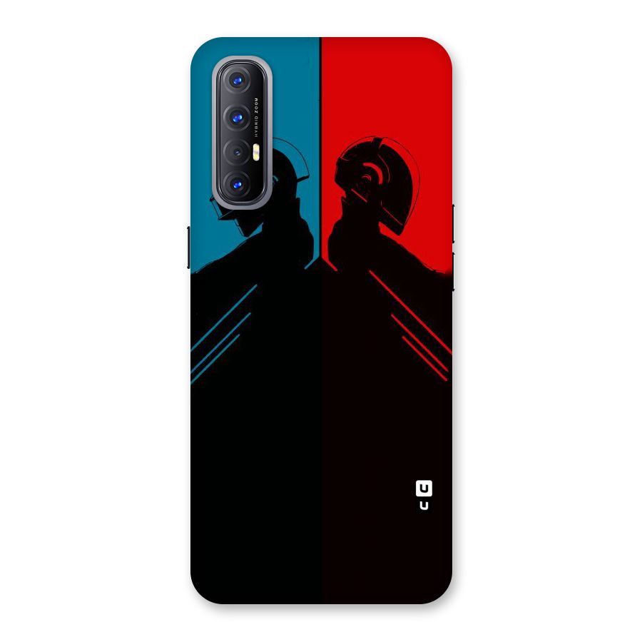 Fight Colours Back Case for Reno3 Pro