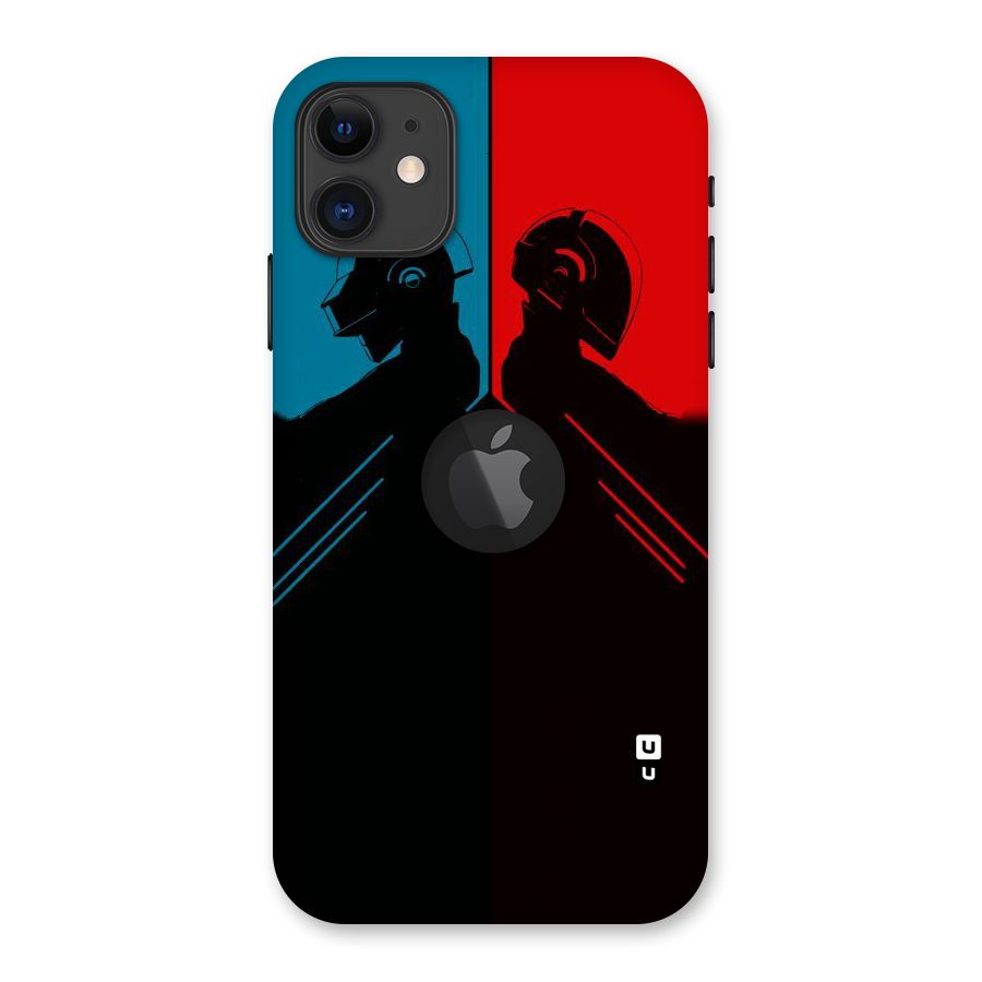 Fight Colours Back Case for iPhone 11 Logo Cut