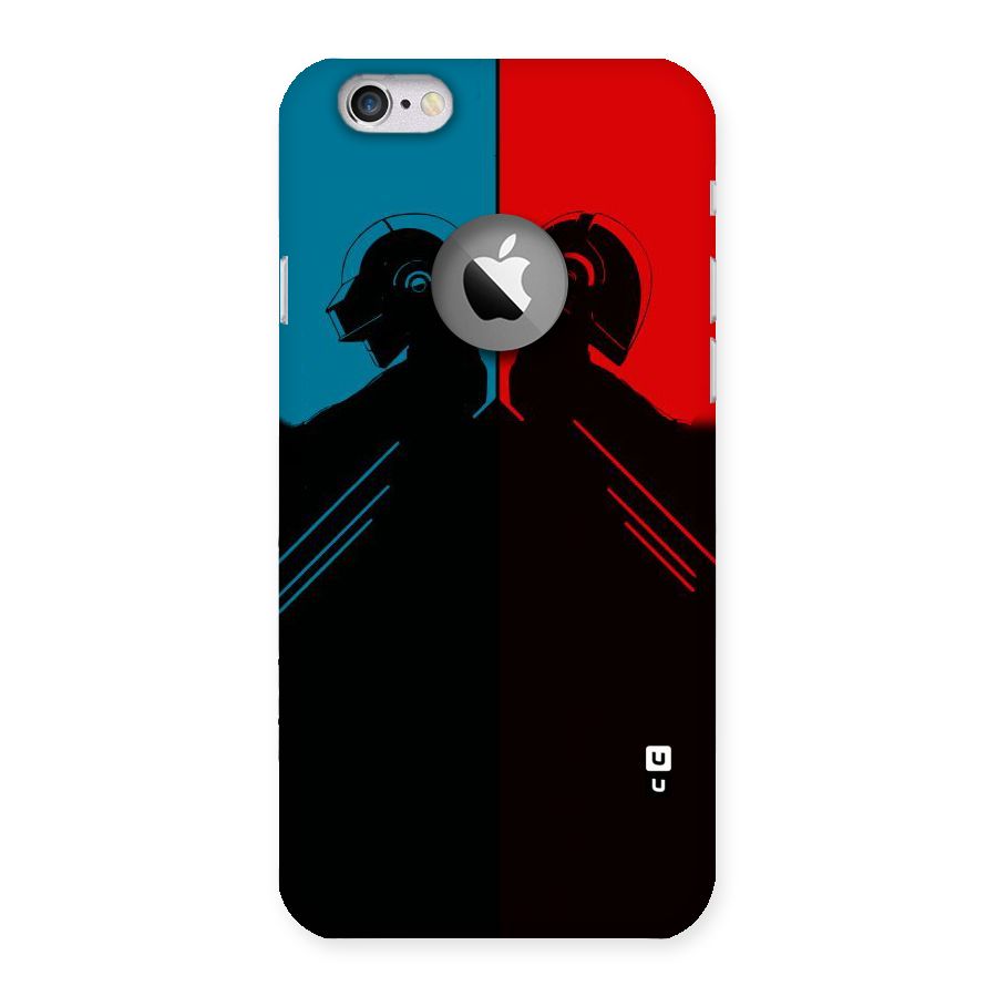 Fight Colours Back Case for iPhone 6 Logo Cut