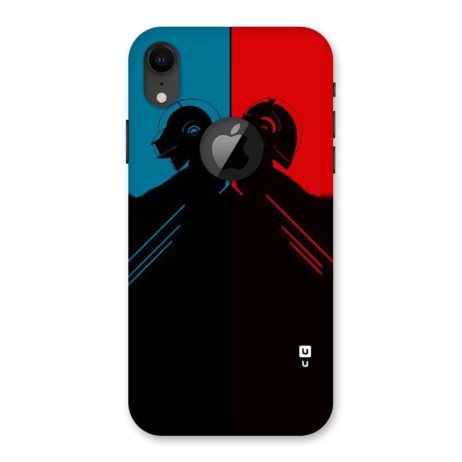 Fight Colours Back Case for iPhone XR Logo Cut