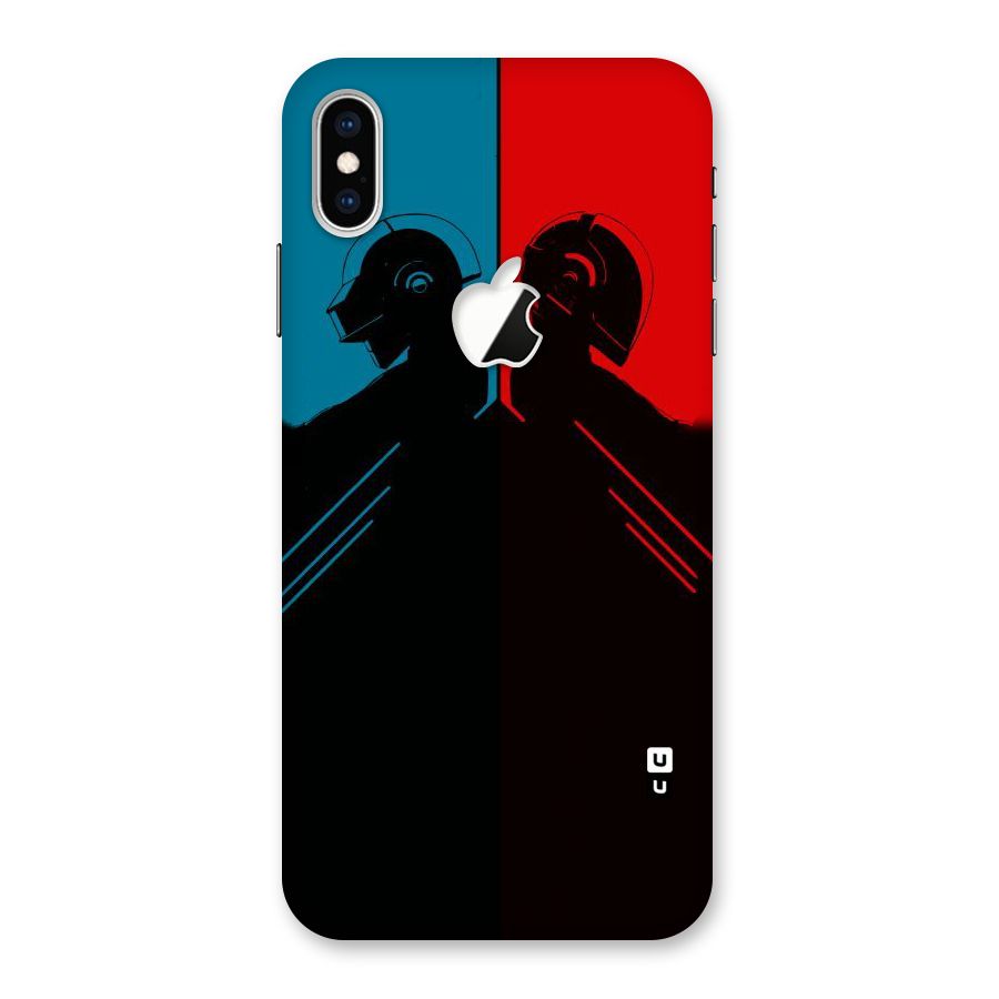 Fight Colours Back Case for iPhone XS Max Apple Cut