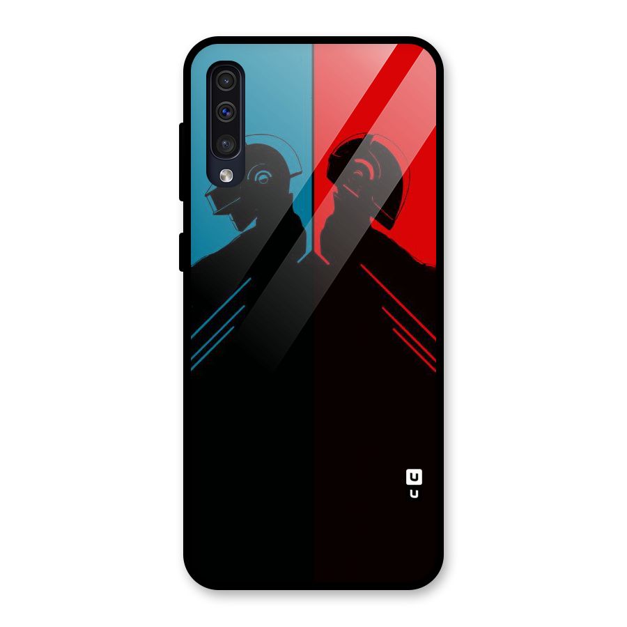 Fight Colours Glass Back Case for Galaxy A30s