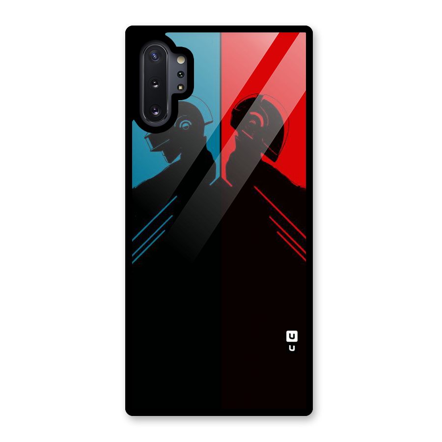 Fight Colours Glass Back Case for Galaxy Note 10 Plus