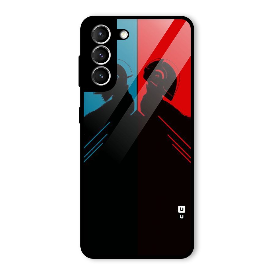 Fight Colours Glass Back Case for Galaxy S21 5G