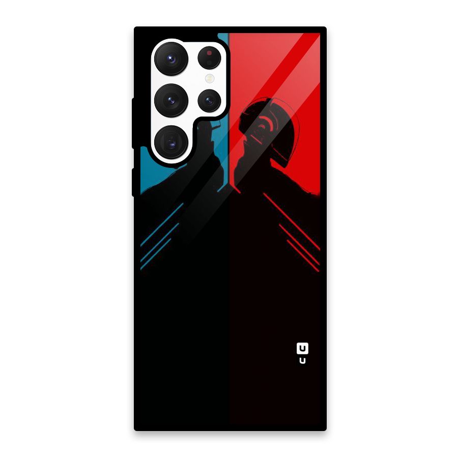 Fight Colours Glass Back Case for Galaxy S22 Ultra 5G