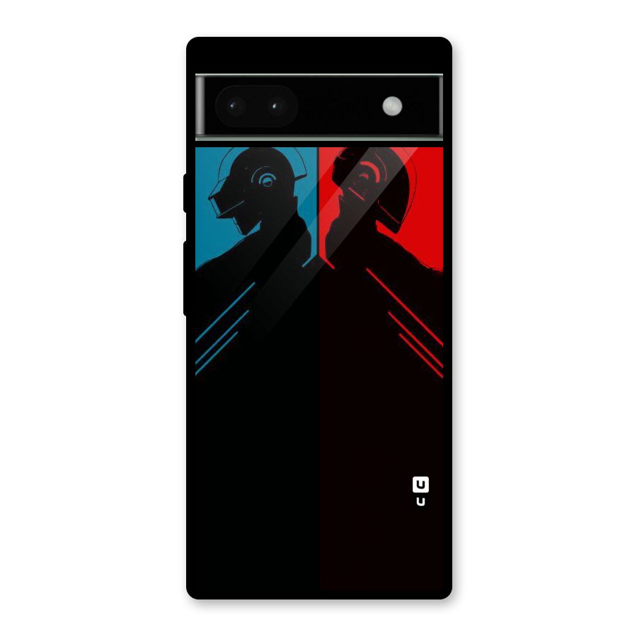 Fight Colours Glass Back Case for Google Pixel 6a