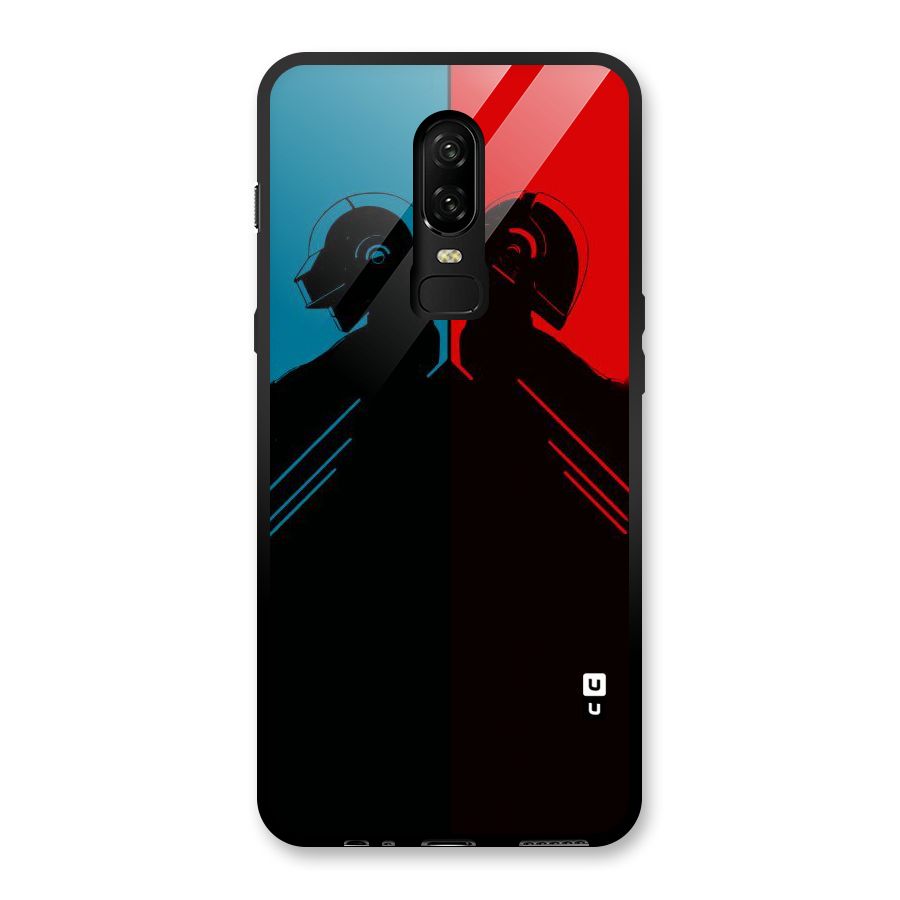 Fight Colours Glass Back Case for OnePlus 6