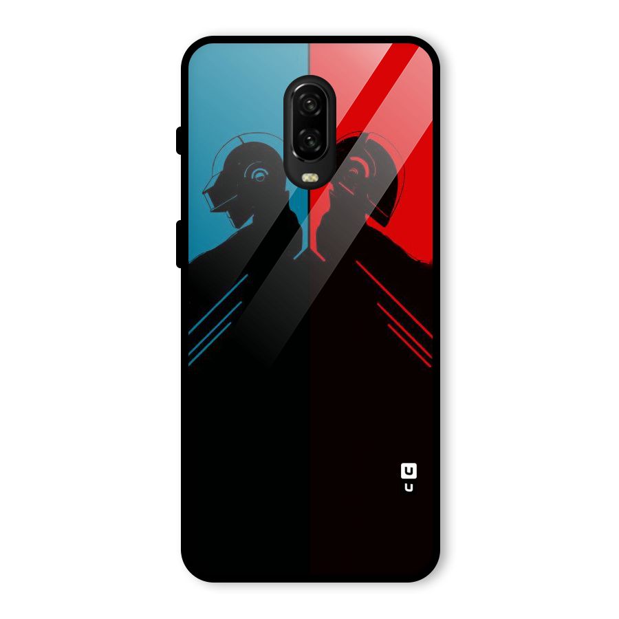 Fight Colours Glass Back Case for OnePlus 6T