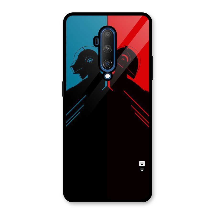 Fight Colours Glass Back Case for OnePlus 7T Pro