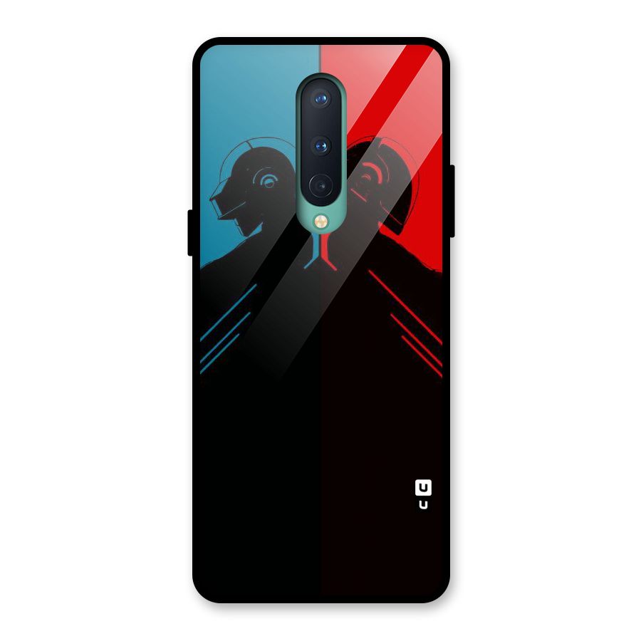Fight Colours Glass Back Case for OnePlus 8