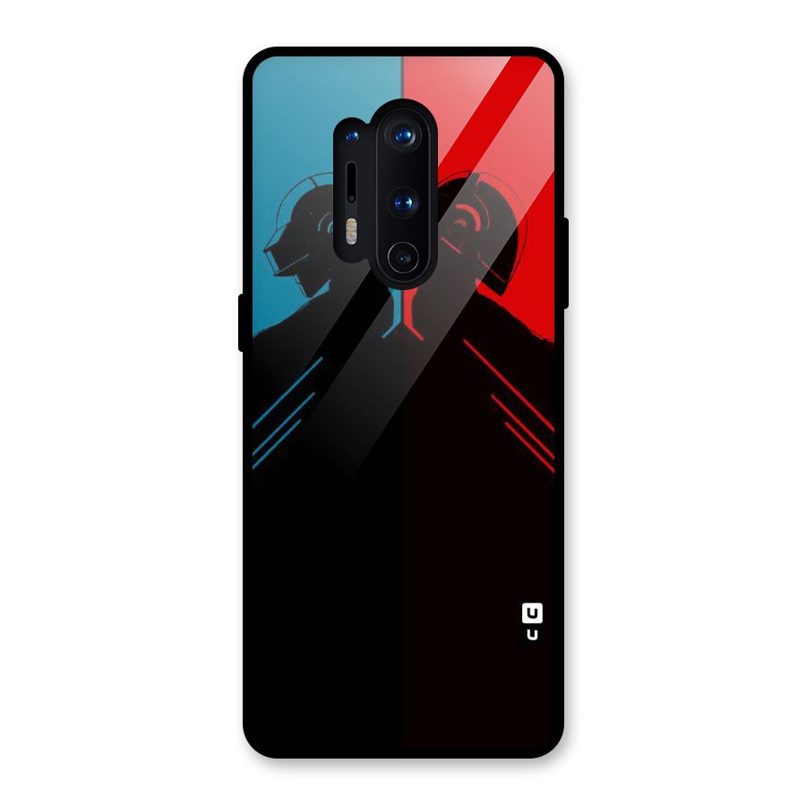 Fight Colours Glass Back Case for OnePlus 8 Pro