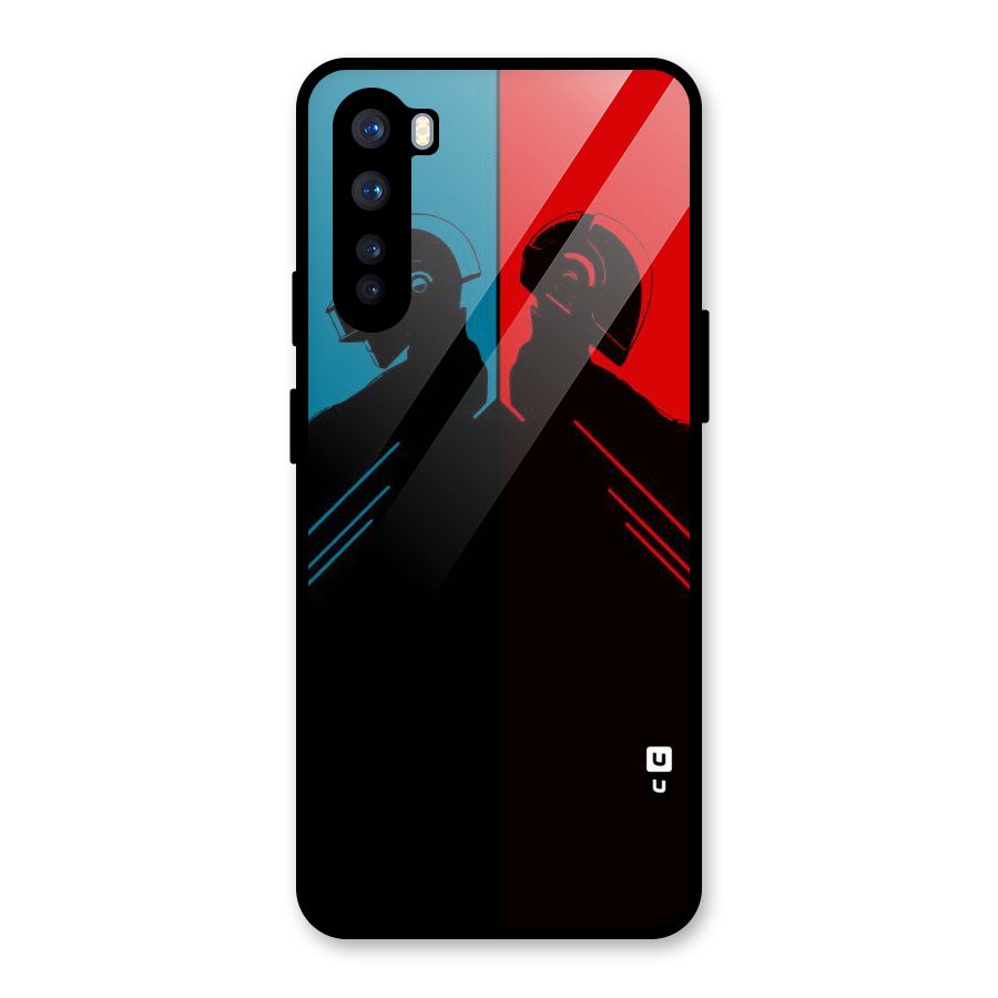 Fight Colours Glass Back Case for OnePlus Nord